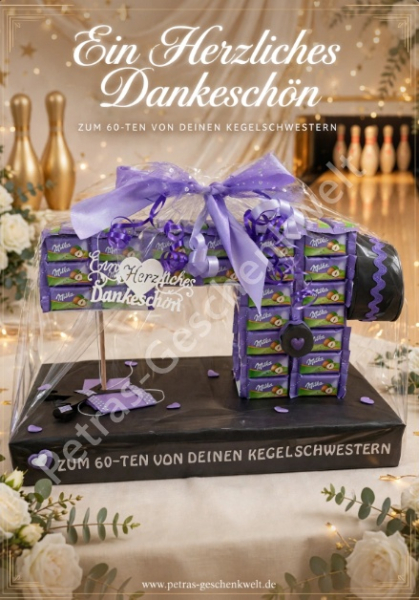 Schokoladen Nähmaschine zum Geburtstag